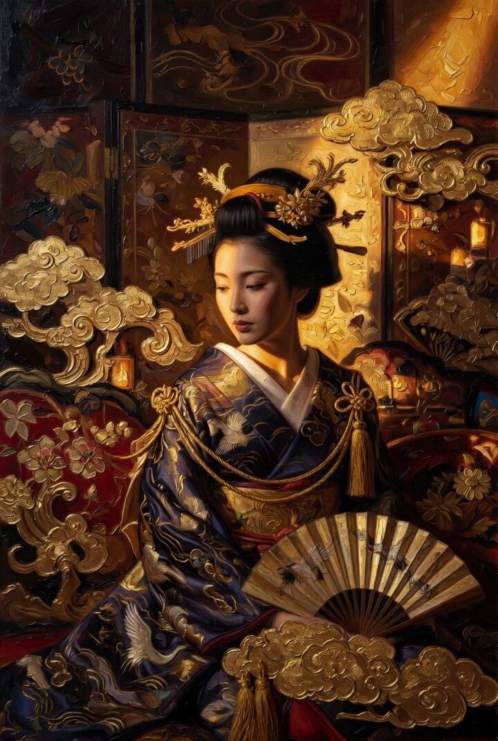 Baroque and Japanese Composition Video Prompt