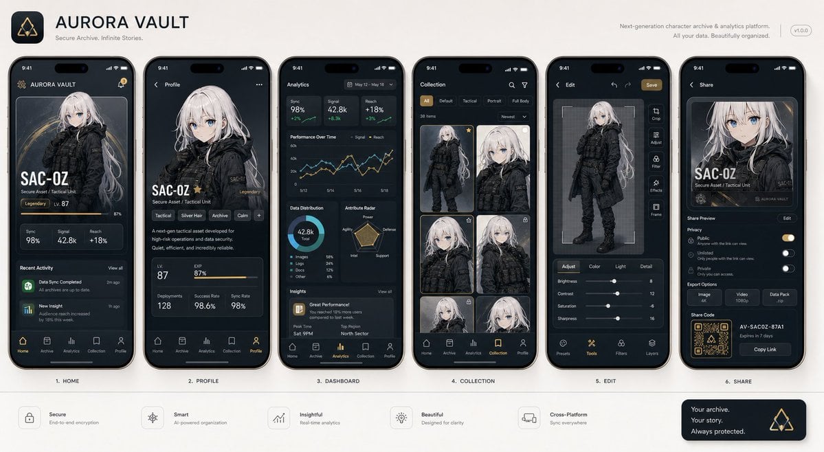 Next-Gen Mobile App UI Showcase