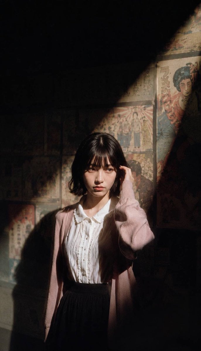 Mysterious Museum Exhibition Portrait