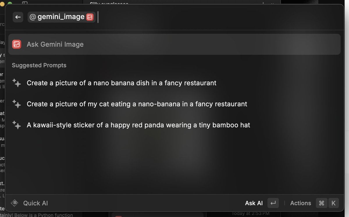 Various playful test prompts for Nano Banana