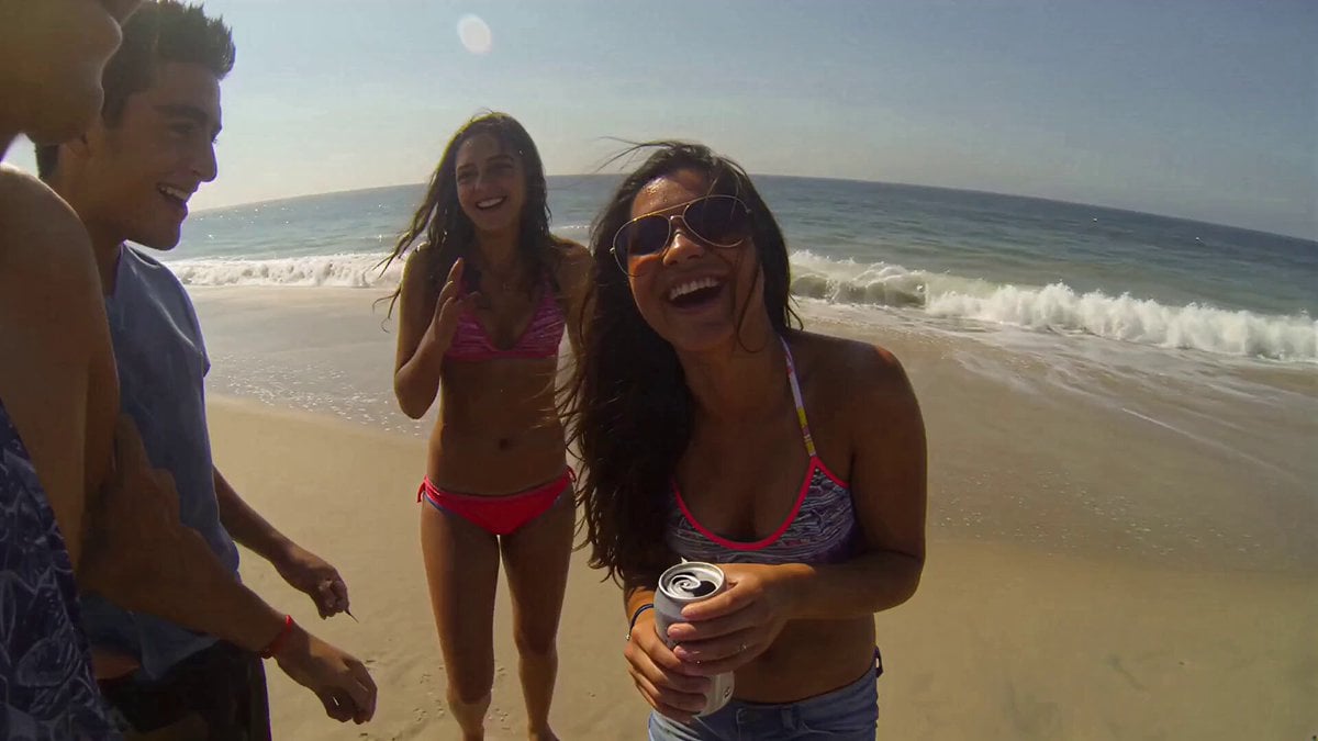 Handheld Smartphone Beach Video