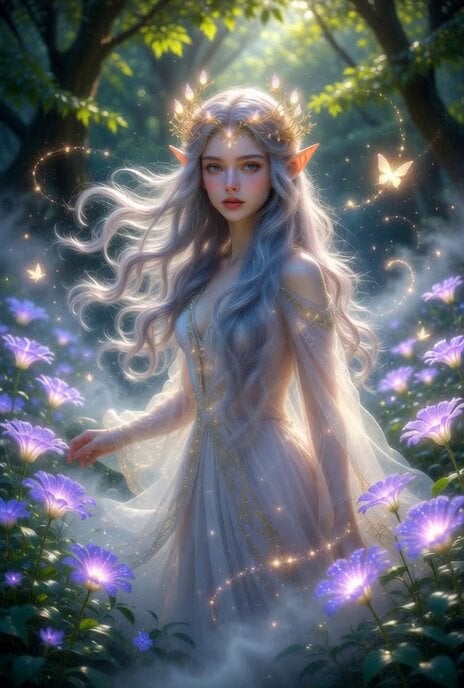 Elf Goddess of the Forest Video Generation