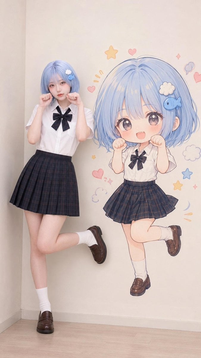 Consistent Character and Chibi Wall Art
