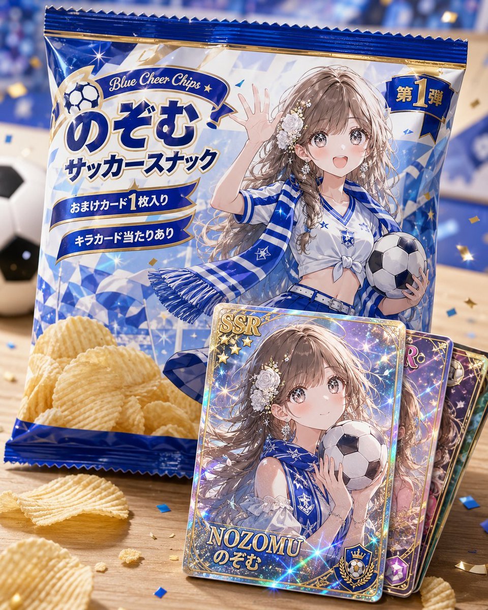 Anime Soccer Snack Bag Ad