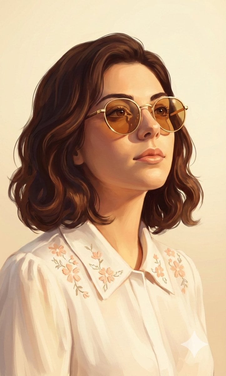 Painterly Portrait in Golden Hour Light