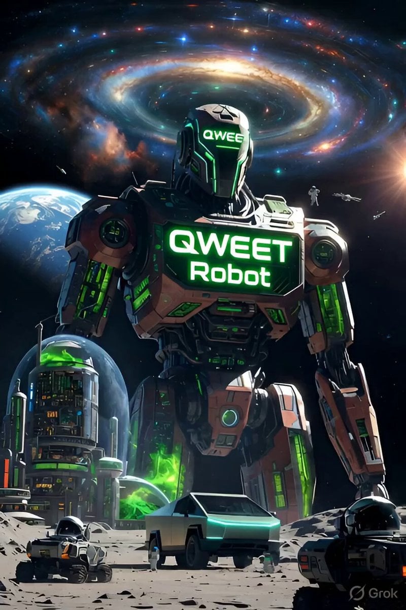 Green Lunar Megacity and Giant Robot