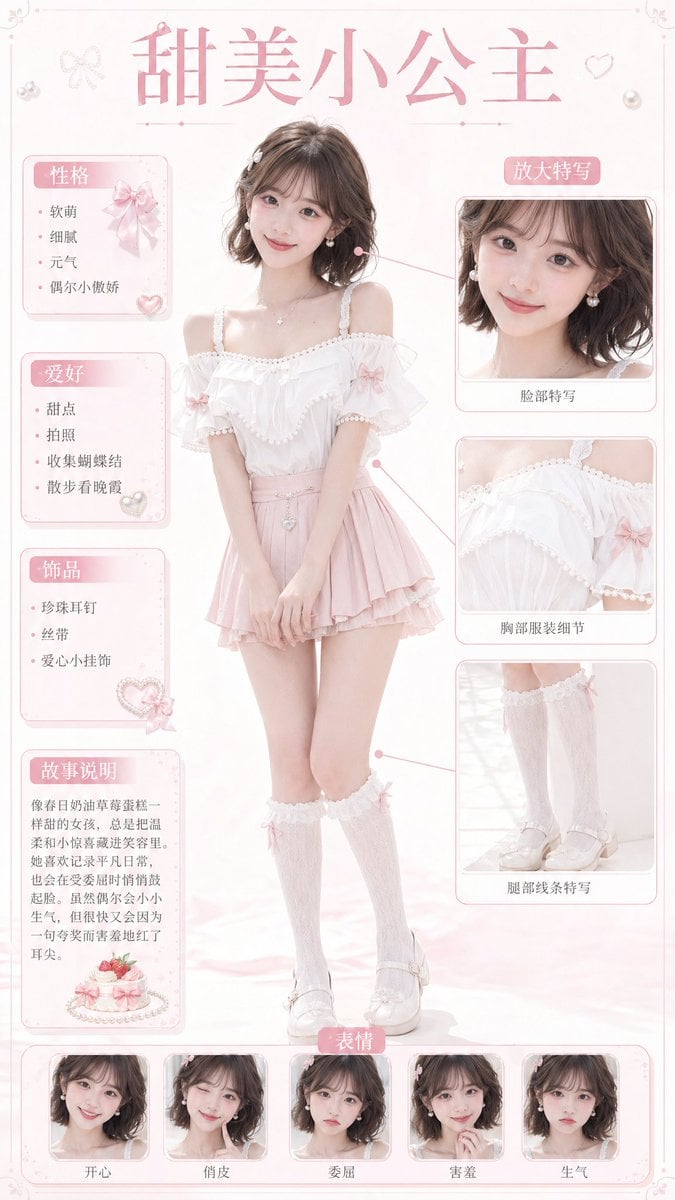 Sweet Princess Character Card