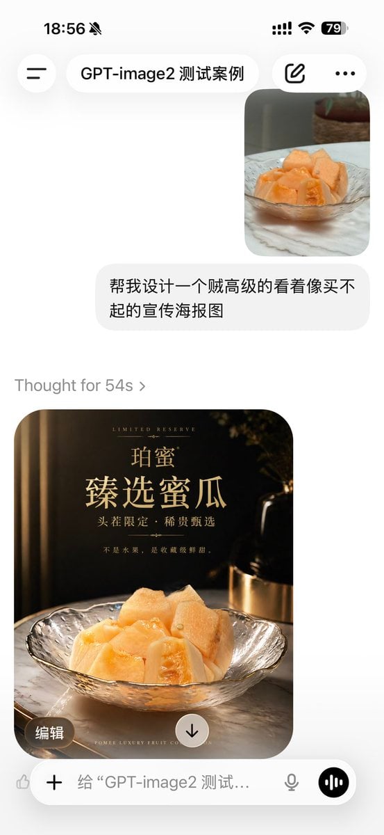 Luxury Melon Poster from Food Reference reference image 1