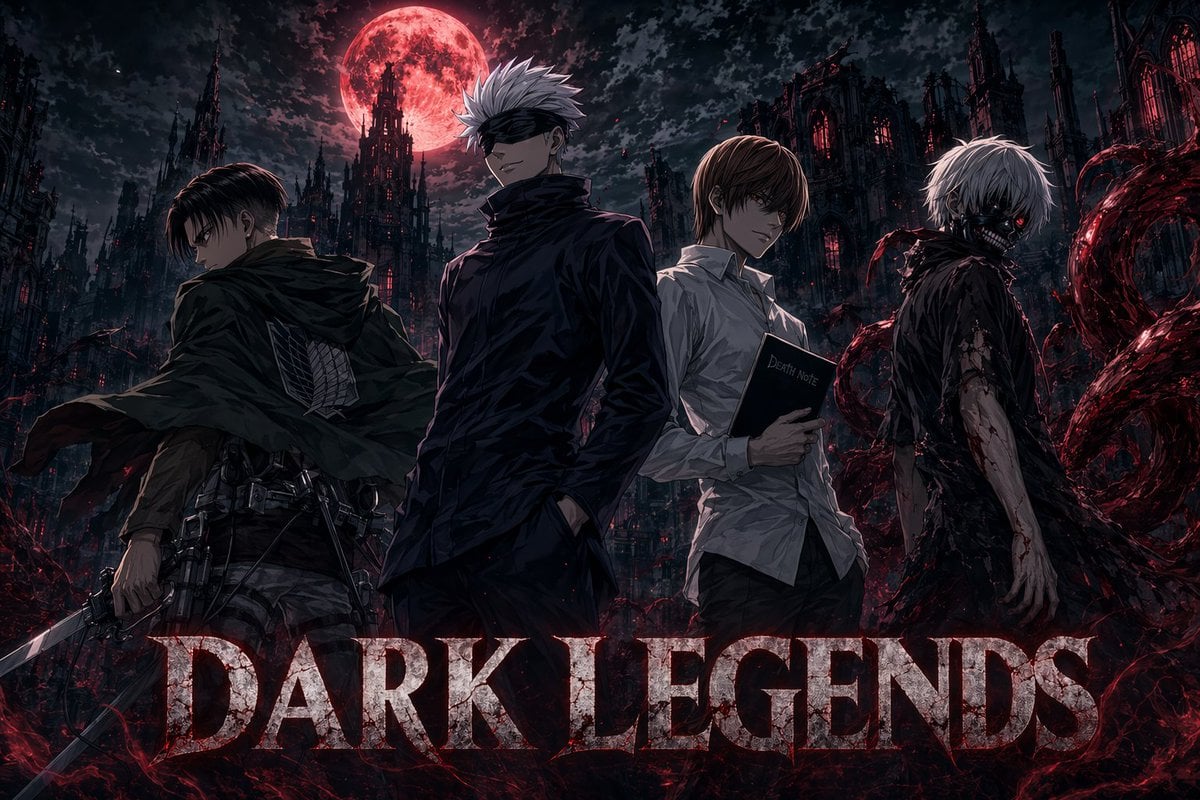 Dark Anime Legends Poster