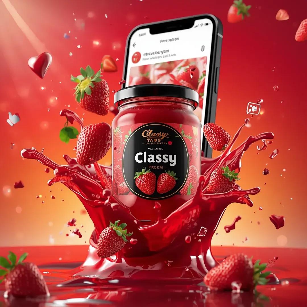 Ultra-realistic commercial food product advertising scene featuring