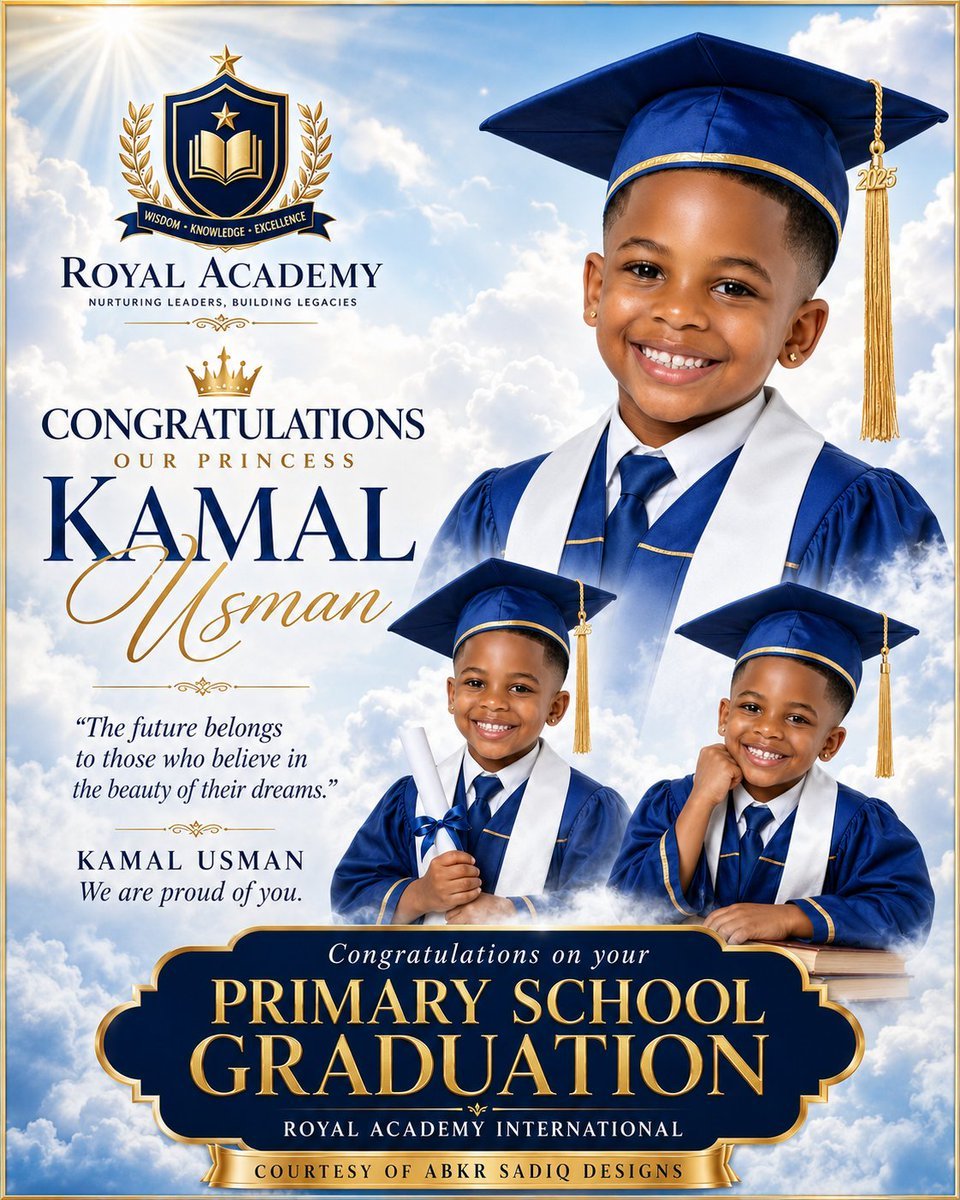 Royal Primary Graduation Poster