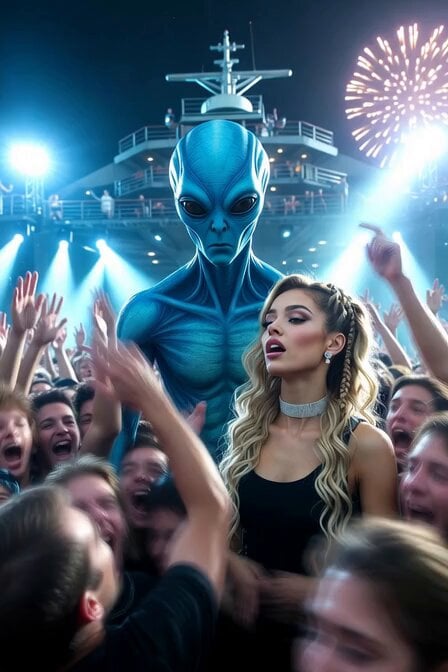 Spaceship Concert Moshpit