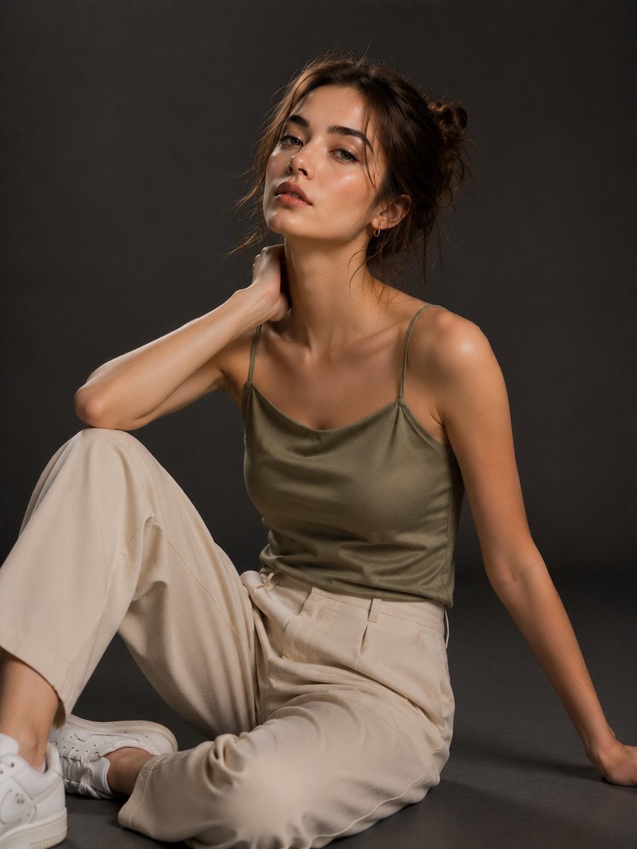 Multi-Ethnic Editorial Fashion Portraits — AI image template example