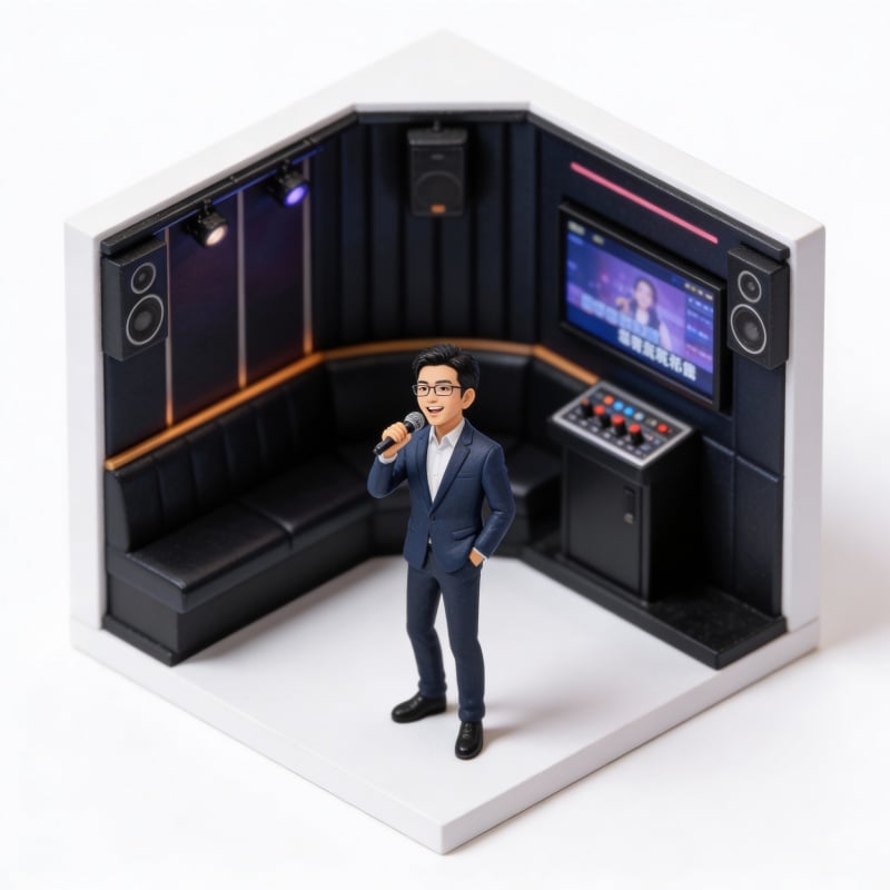 Miniature Figure Generation: Everyday Life of 'Scissors Old Man'
