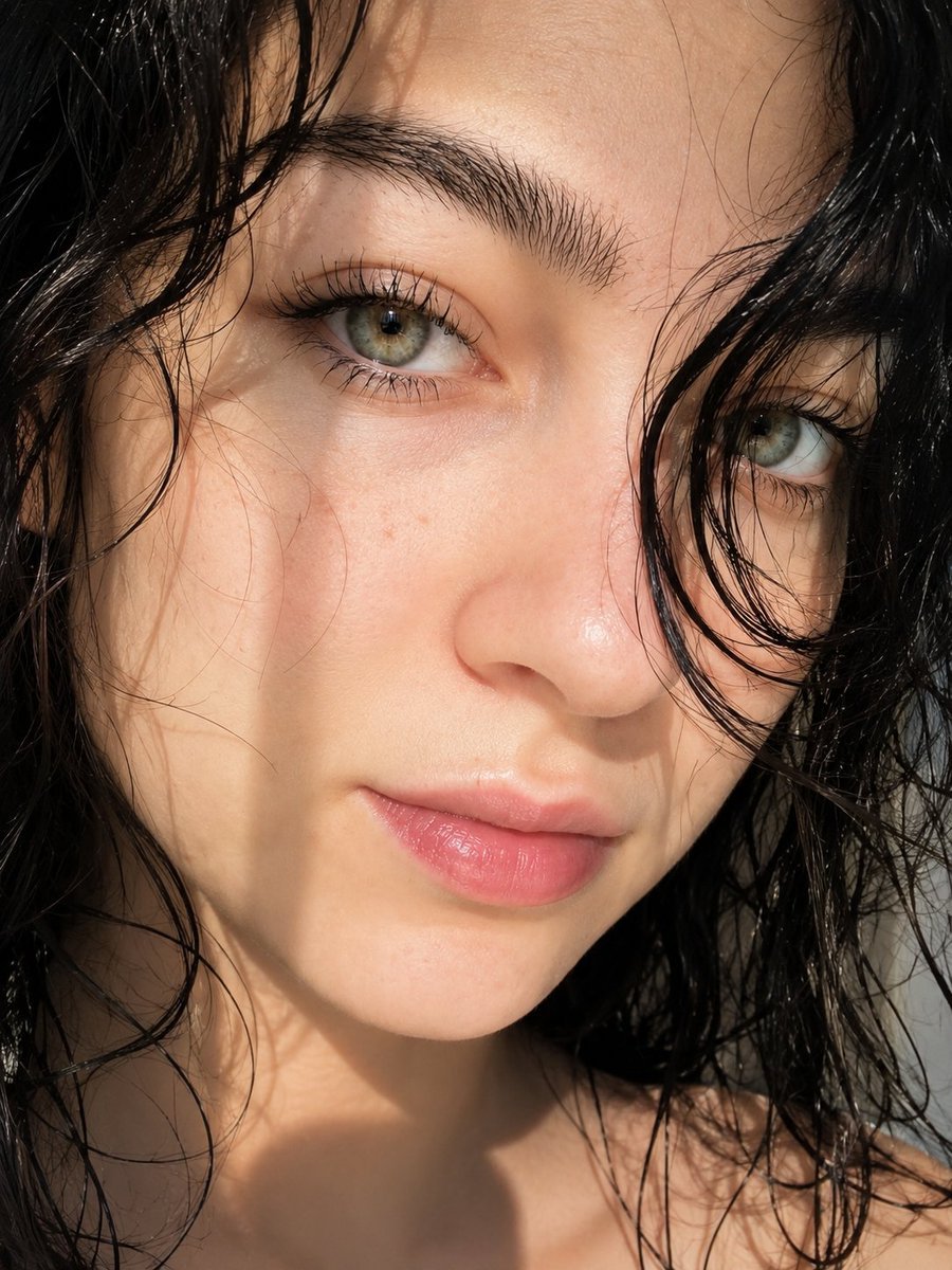 Ultra-Realistic Beauty Portrait — AI image template example