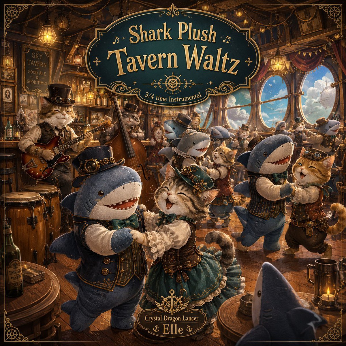 Shark Plush Tavern Waltz Cover