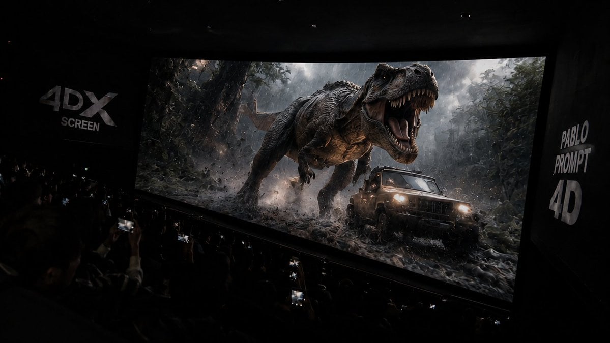 Immersive 4DX Cinema Scene