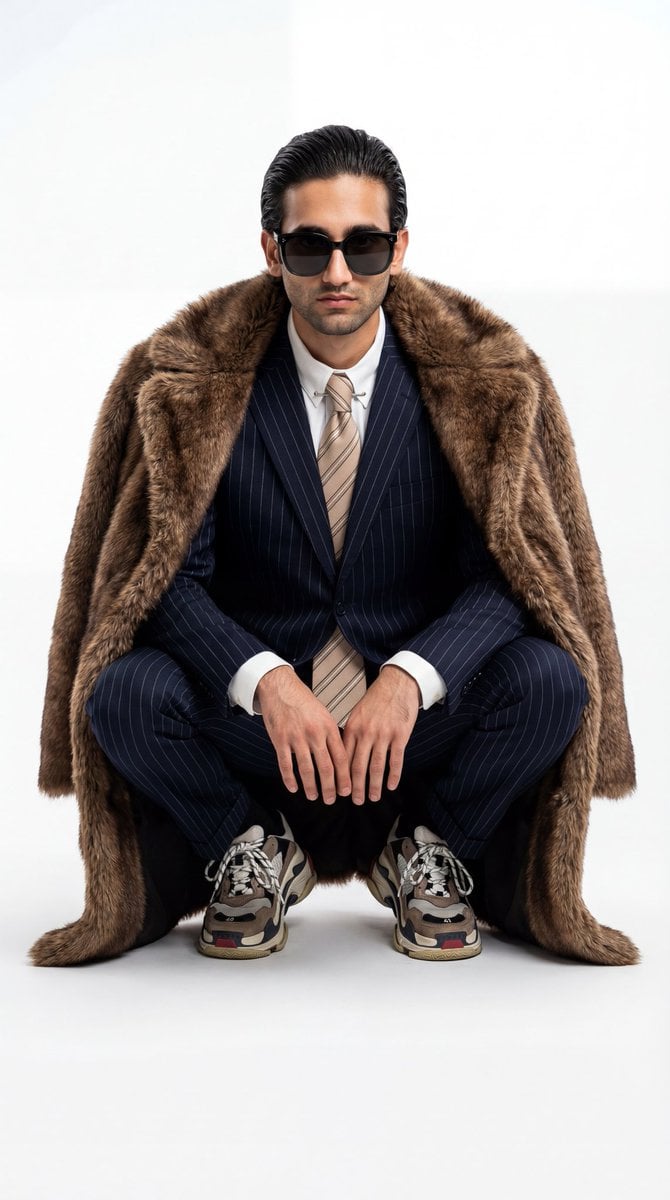 Ultra-Realistic Luxury Fashion Editorial Portrait