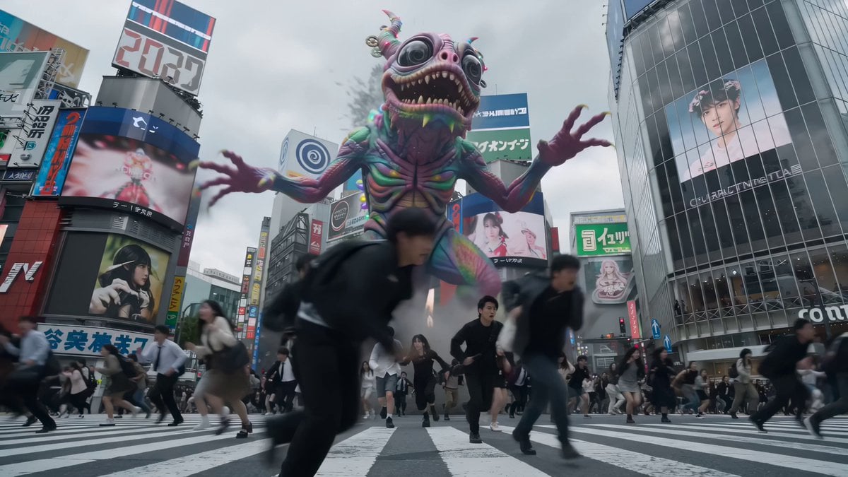 Shibuya Scramble Creature Battle Animation