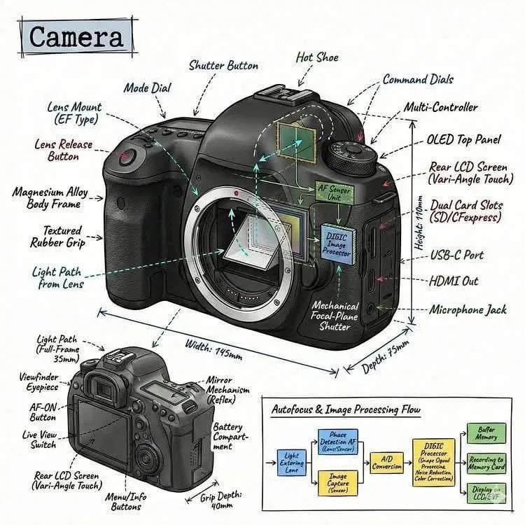 Infographic image combining a realistic photograph or photorealistic