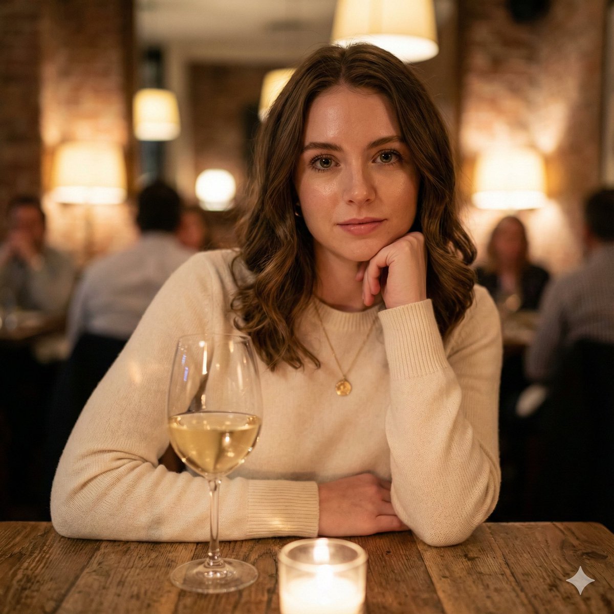 Hyper-Realistic Restaurant Portrait with Rembrandt Lighting