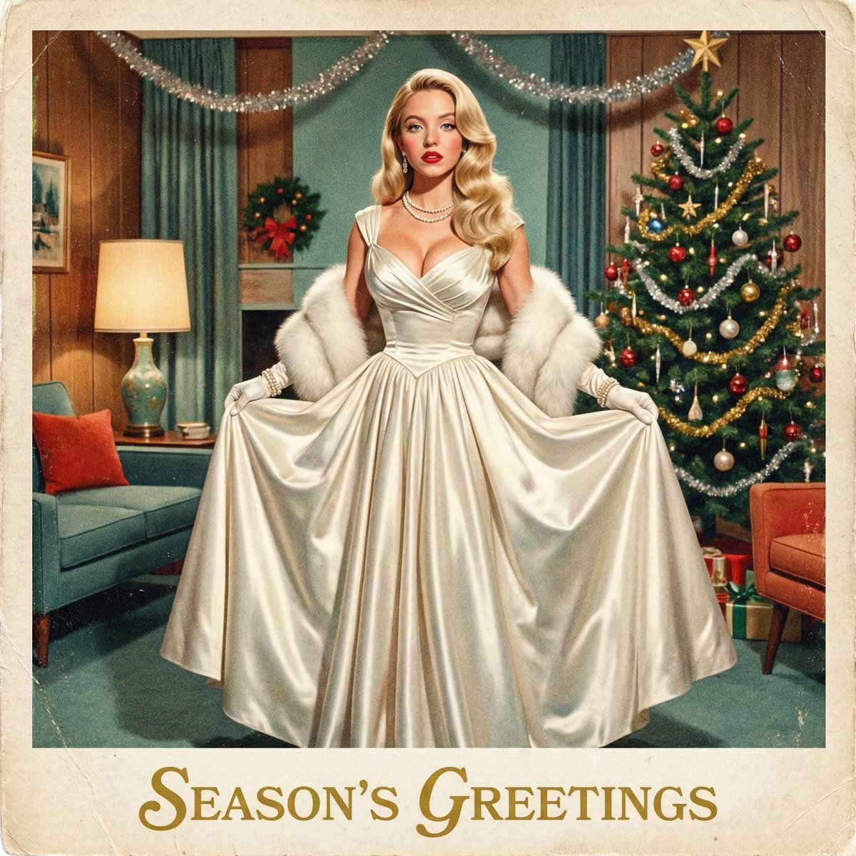 Chrono-Holiday Artisan: Christmas Card Re-render by Era