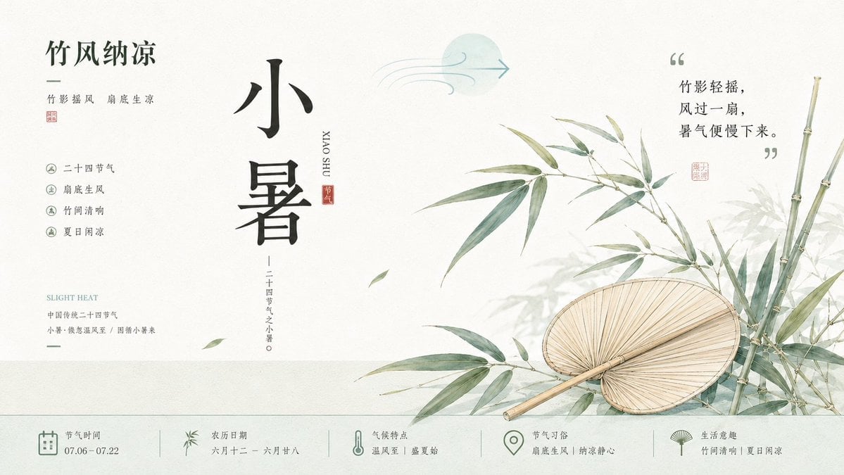 Chinese Aesthetic Solar Term Illustrations — AI image template example