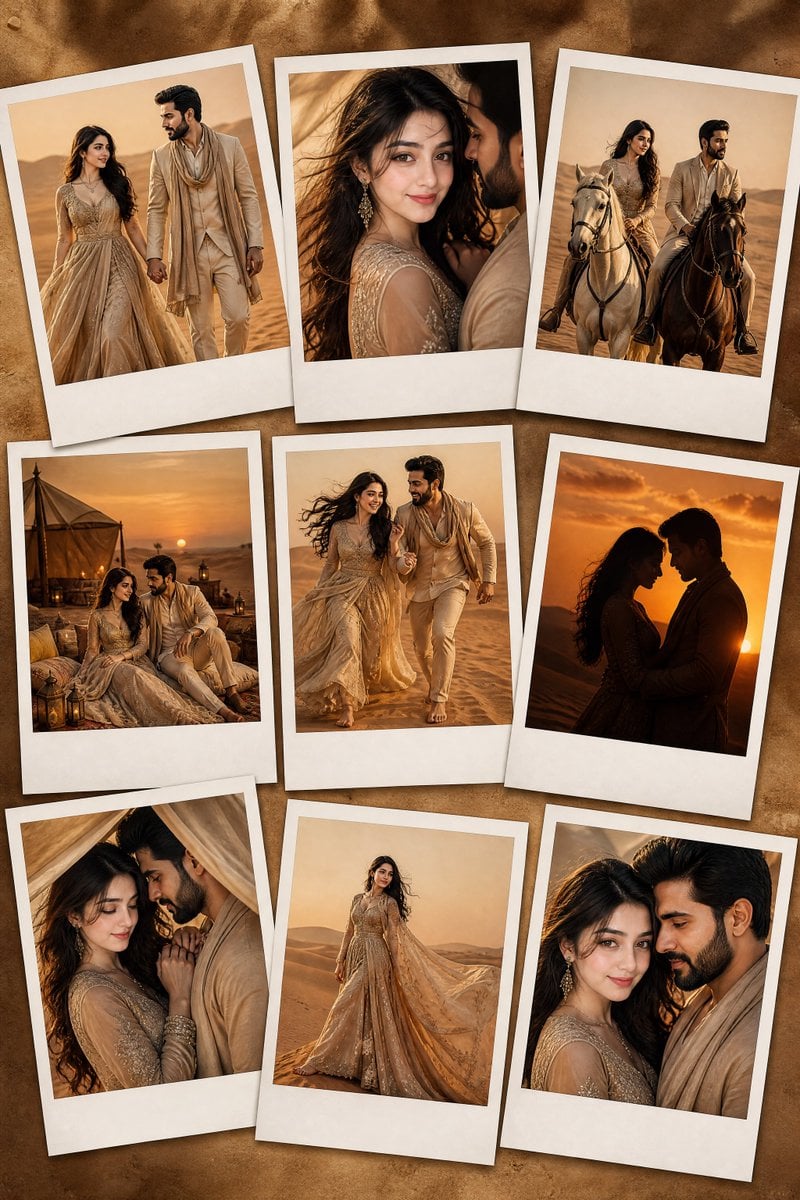 Desert Fashion Editorial Portrait