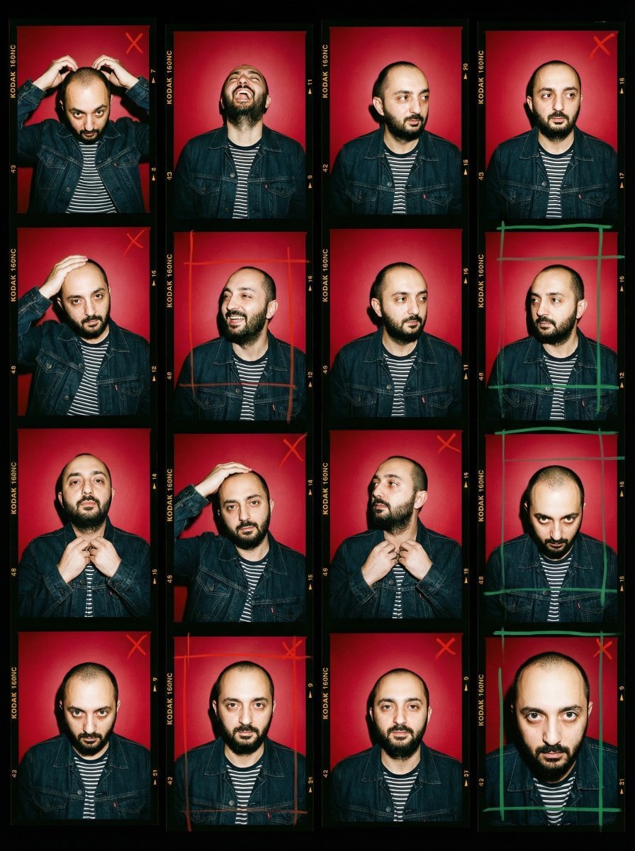 2000s Analog Film Contact Sheet Portrait Prompt