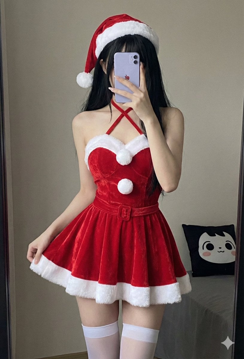 Depth Map Controlled Santa Selfie