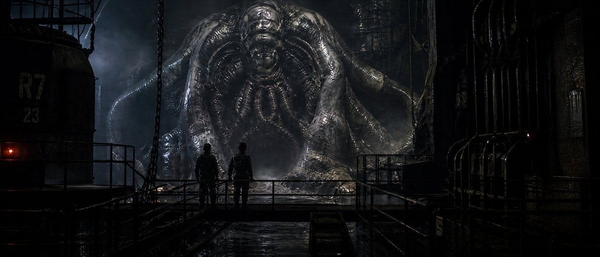 Industrial Alien Horror Encounter