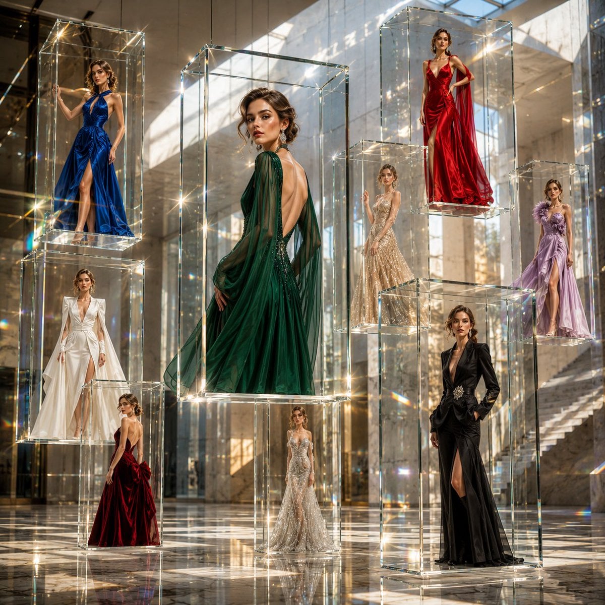 Museum Art Installation Fashion Editorial