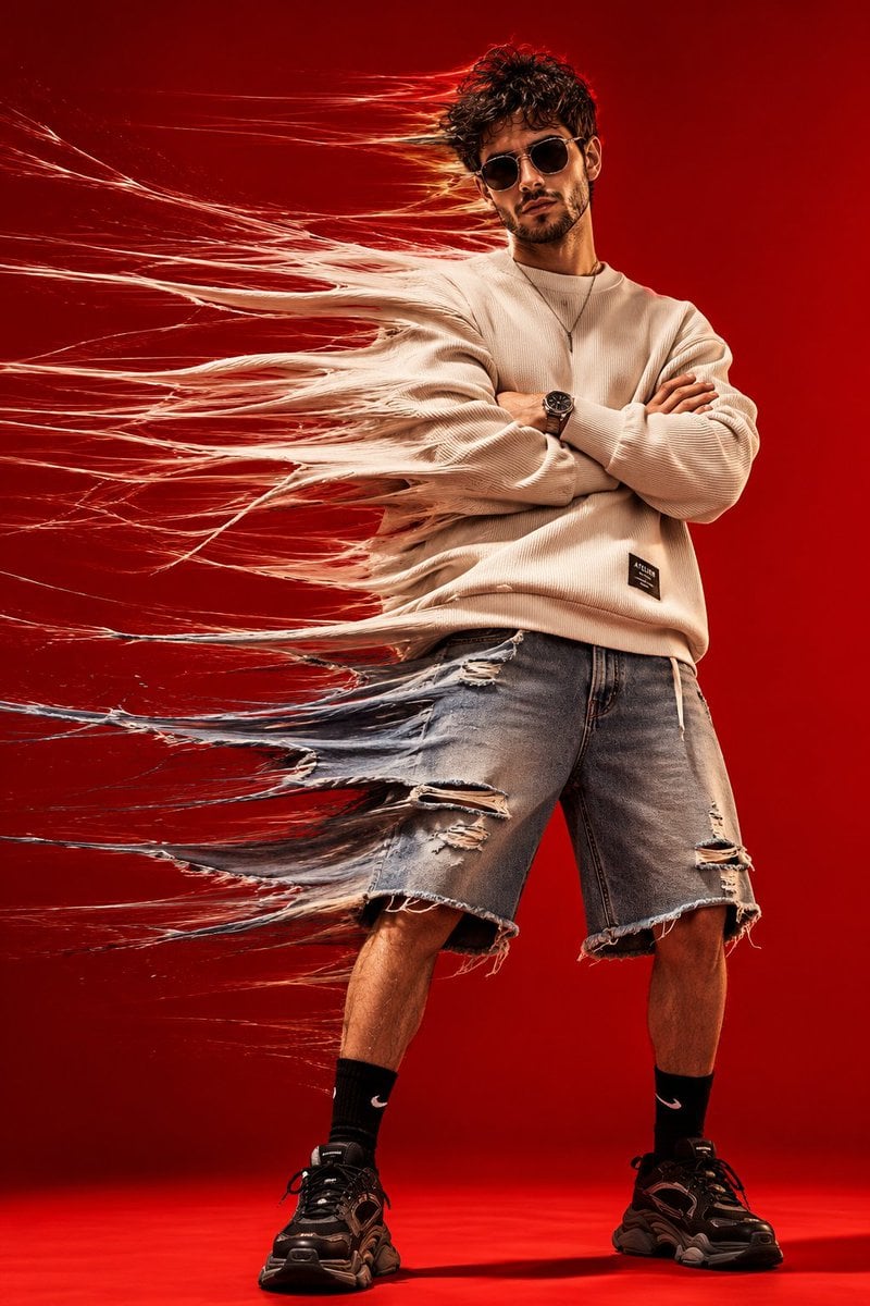 Conceptual Time-Stretch Fashion Photography