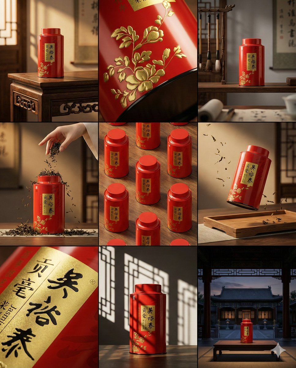 A clean 3 3 storyboard grid with nine equal-sized panels and an overall