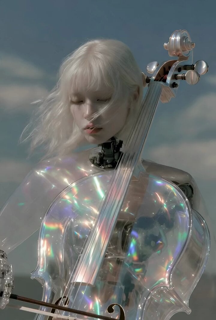 Surreal futuristic video prompt
