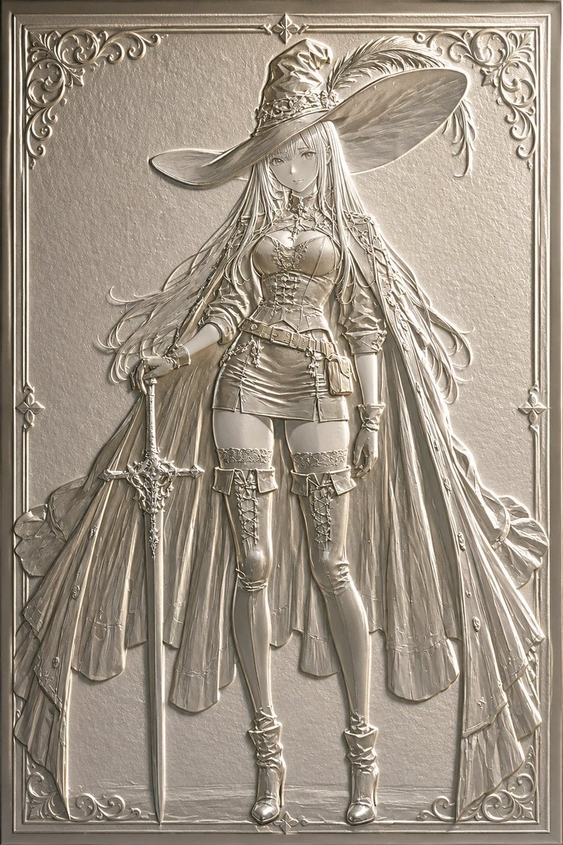 Embossed Luxury Card Relief Prompt