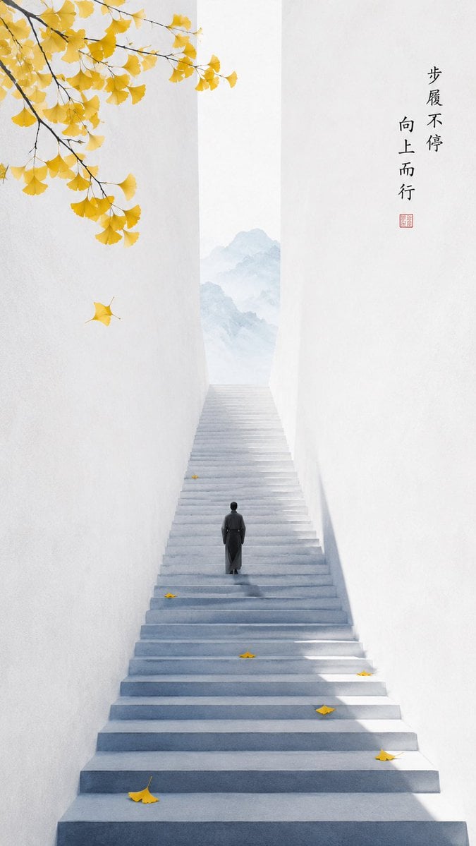 Oriental Zen Minimalist Autumn Wallpaper