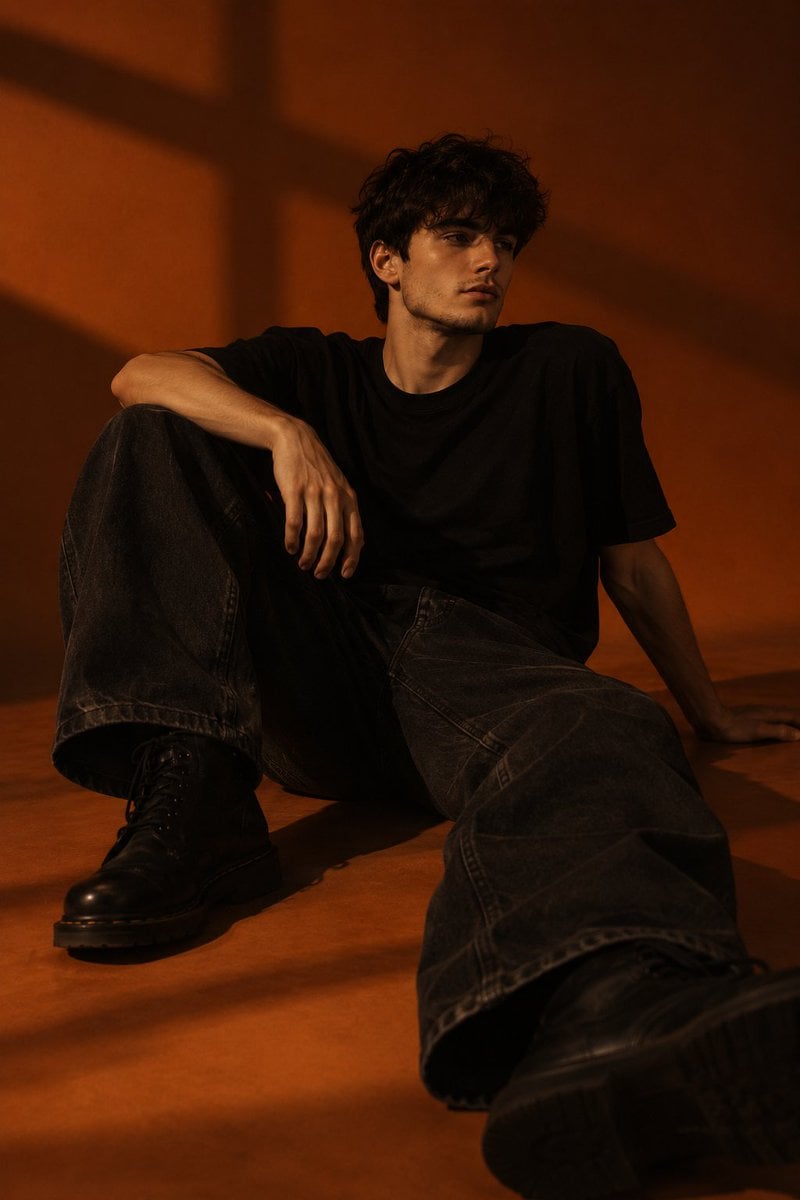Moody Studio Portrait Photography reference image 1