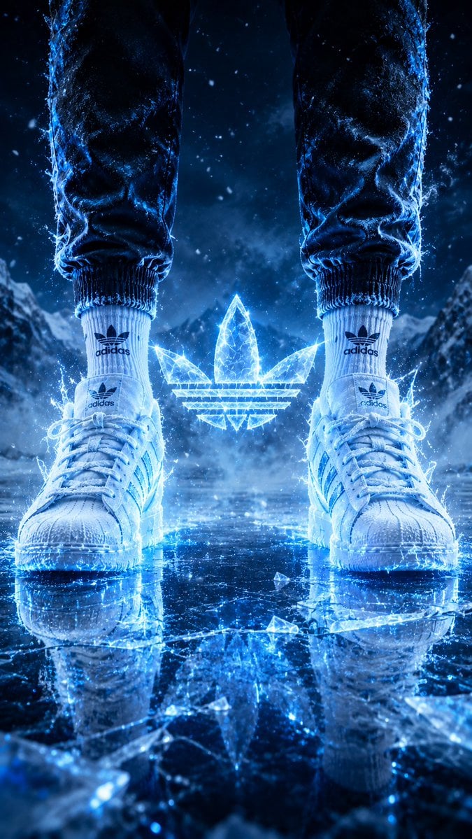 Hyper-Realistic Fire Sneaker Advertisement