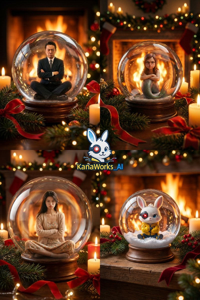 Christmas Snow Globe Prompt