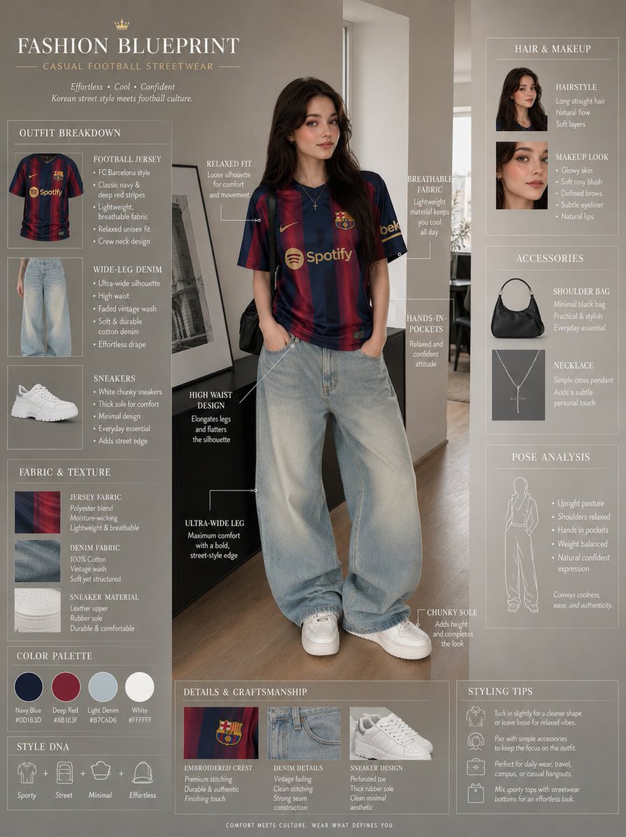 Fashion Infographic Concept Sheet — AI image template example