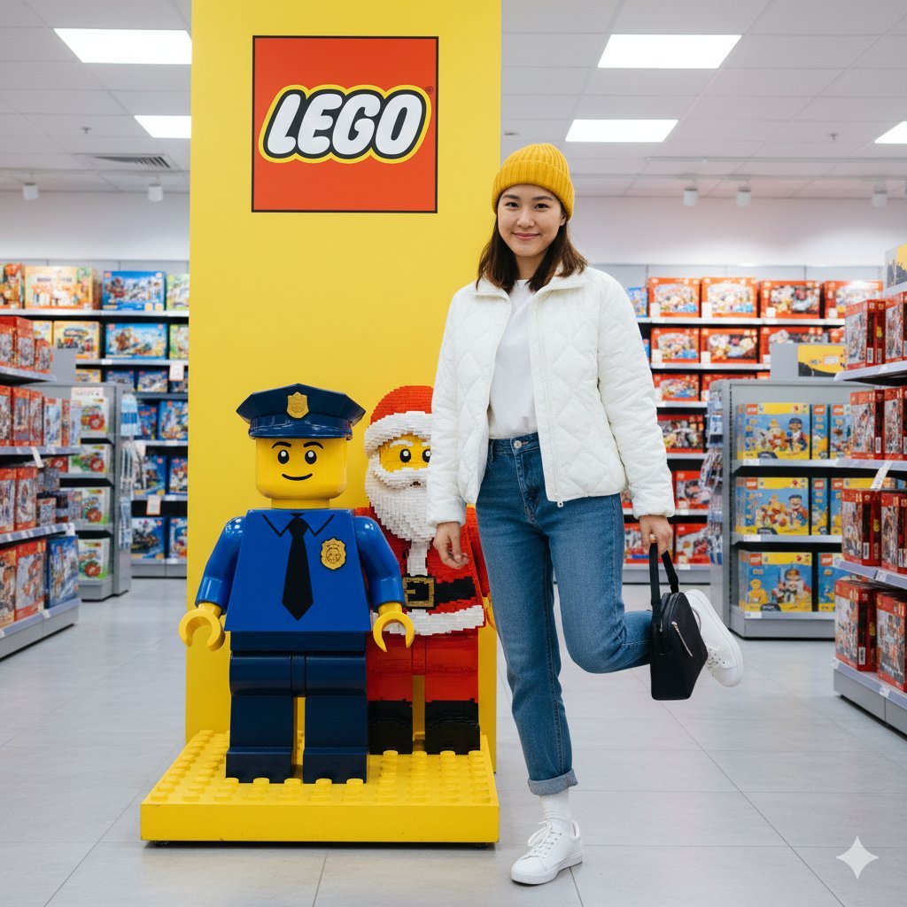 Lego Store Candid Lifestyle Photo Prompt