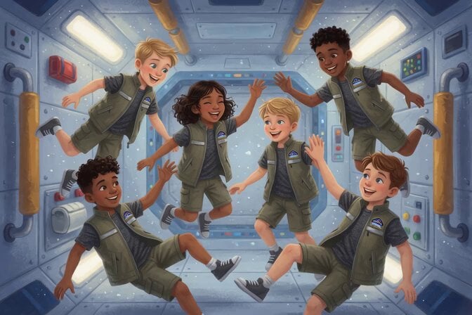 Space Camp Zero Gravity Astronauts