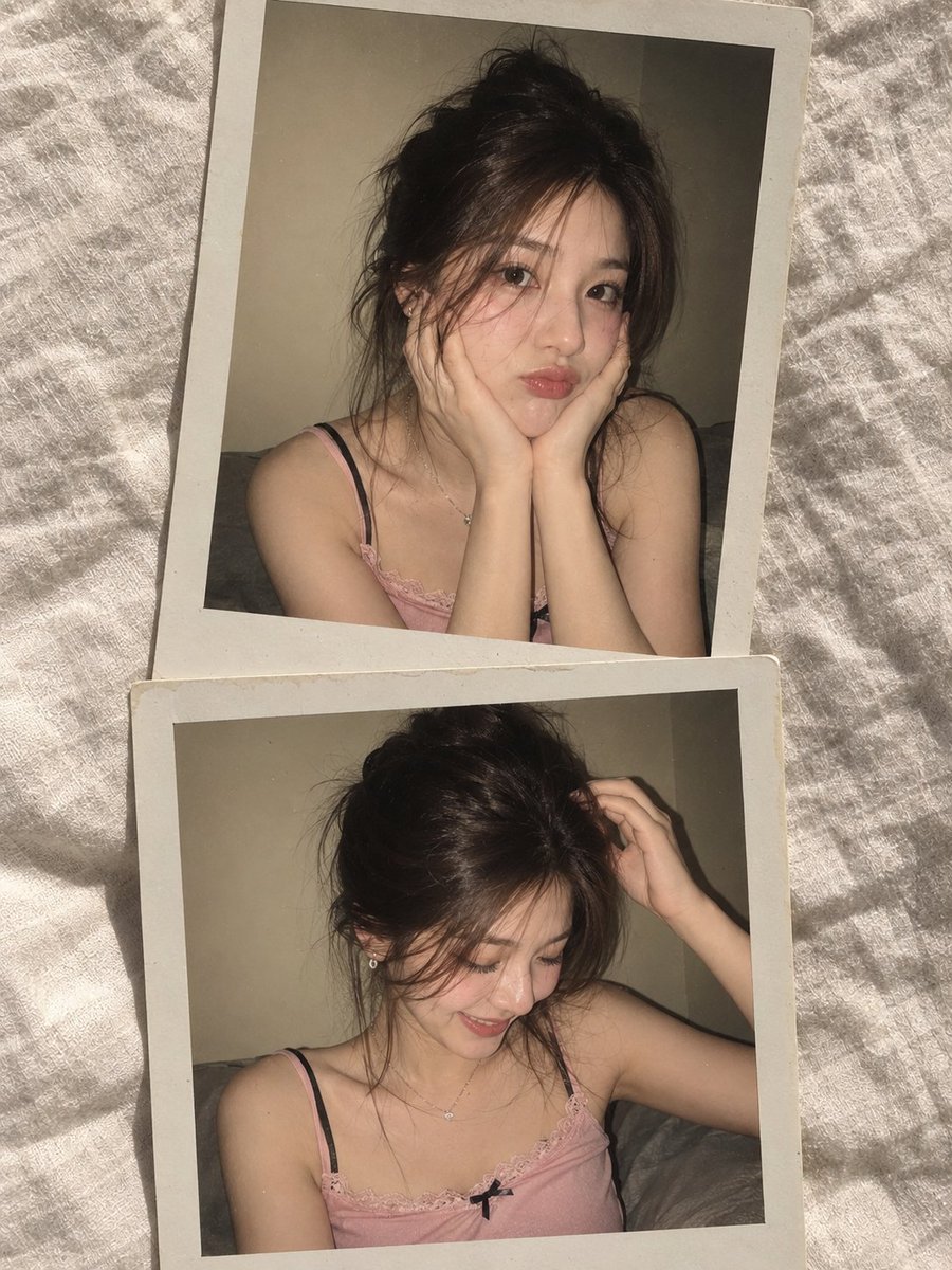 Polaroid Collage Portrait — AI image template example