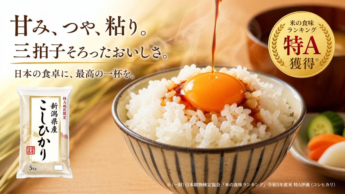 Japanese Rice Advertisement Banner