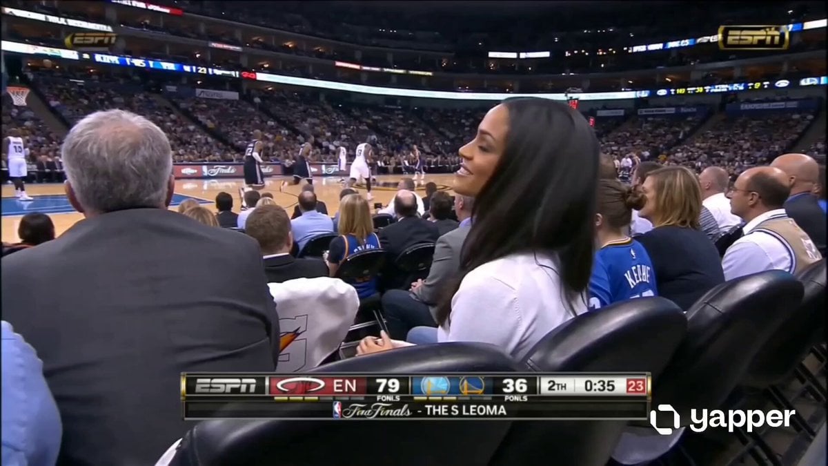 NBA Courtside Fan Reaction