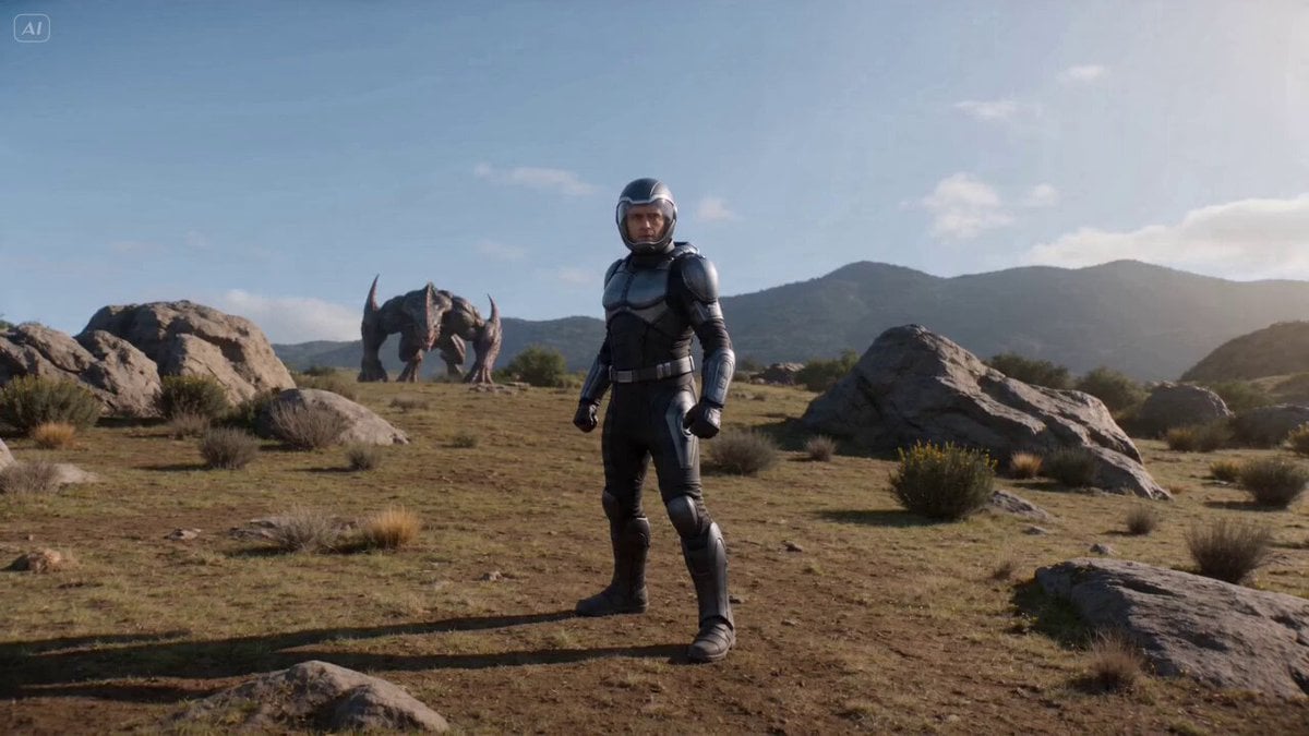 Cinematic Sci-Fi Fantasy Duel Prompt with Detailed Choreography