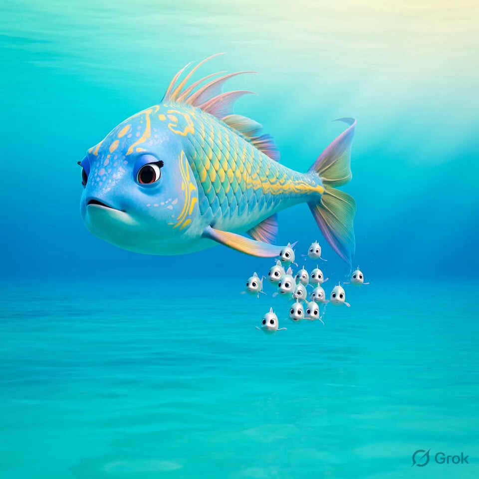 Undersea Family Fish Animation
