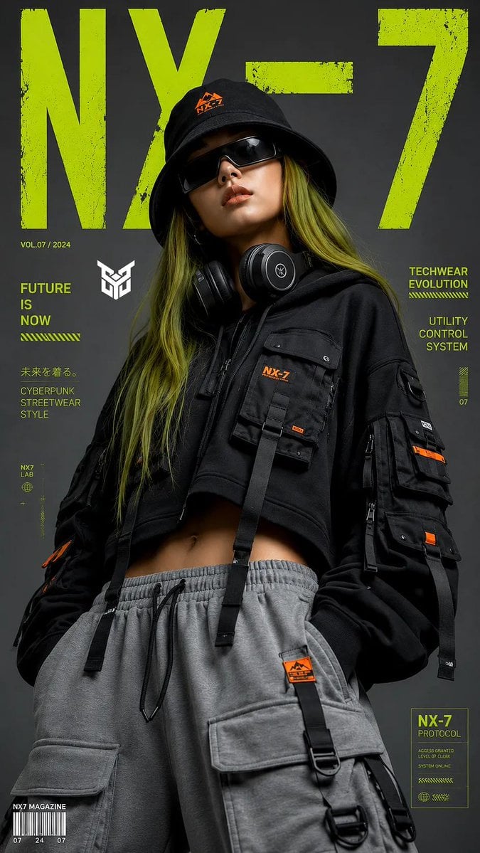 Techwear Tech High-Fashion Editorial