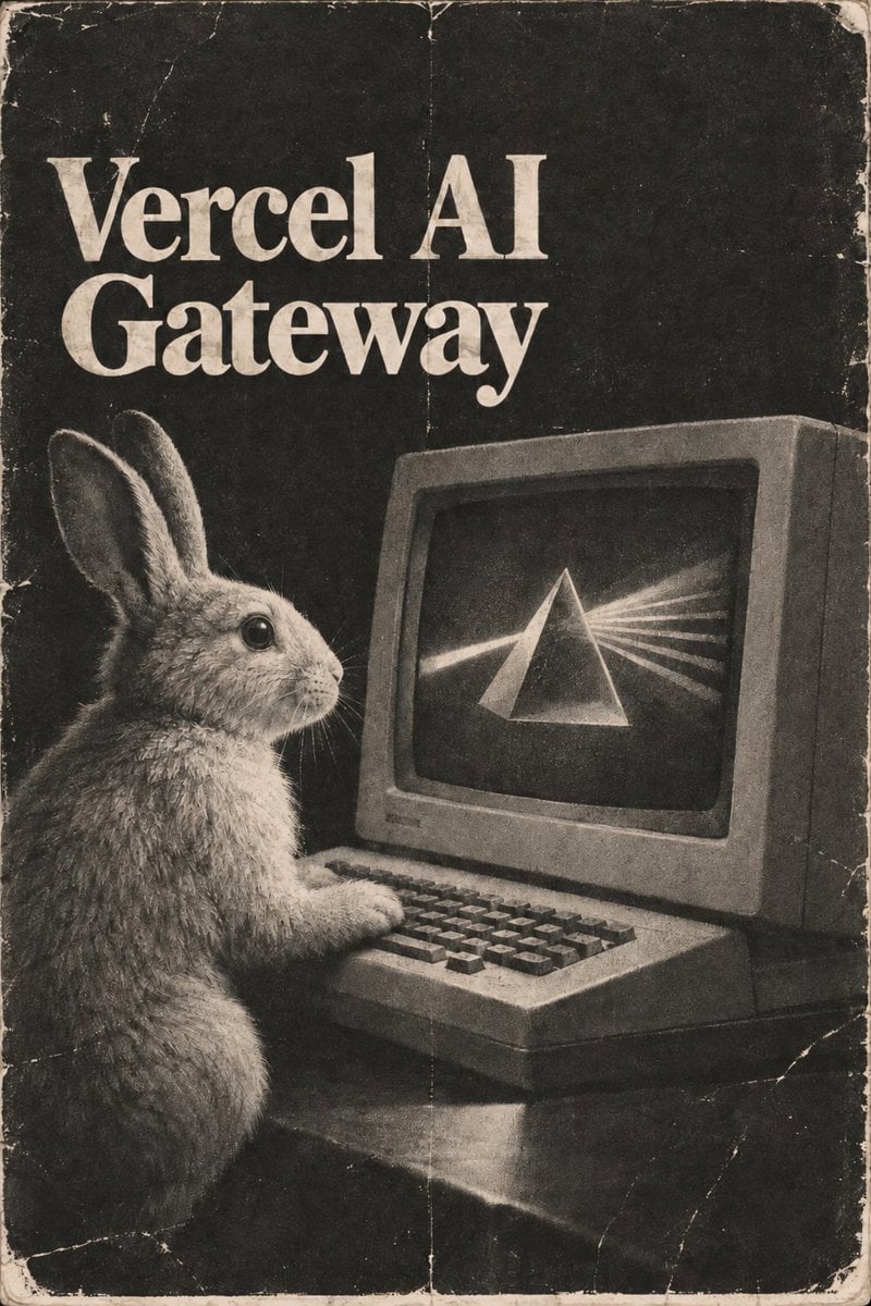 Vintage AI Gateway Sign — AI image template example